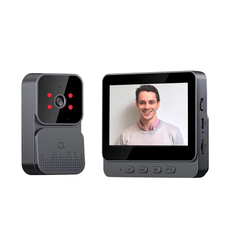 Peephole Camera Viewer - 무선 2MP 1080P 배터리 전원 초인종