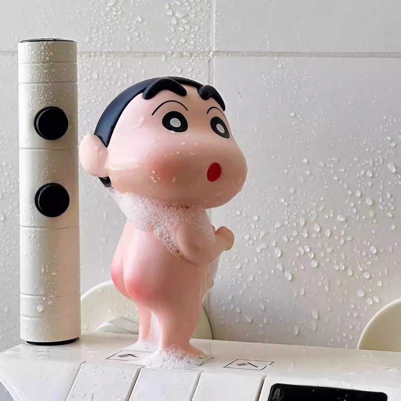 Home Security Movie - 목욕 크레용 신짱 귀여운 장식 욕실