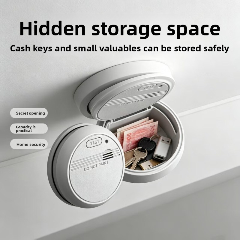 Home Security Essential - 실물과 같은 연기 감지기 모양의 비밀