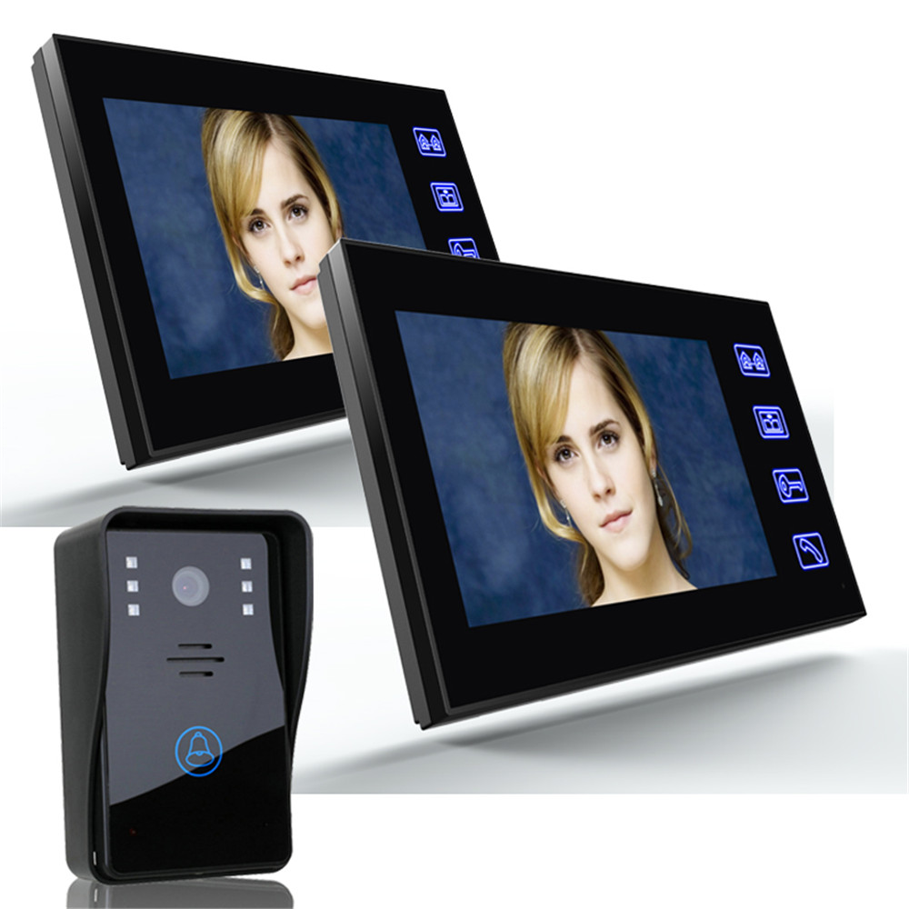 Home Security Doorbell Camera - 7인치 비디오 도어폰 인터콤 초인종(1개 포함)