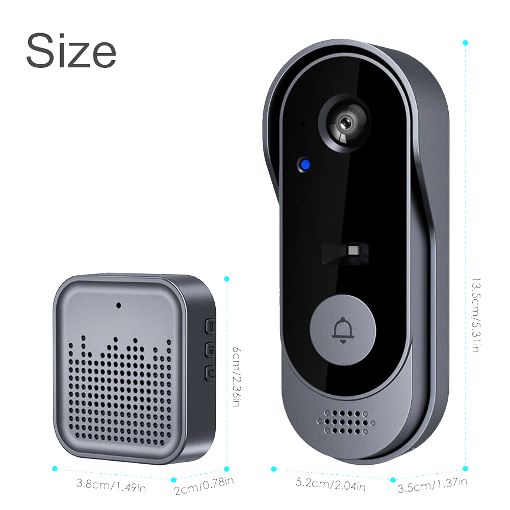 Peephole Camera Viewer - Tuya APP 170도 광각 배터리 전력