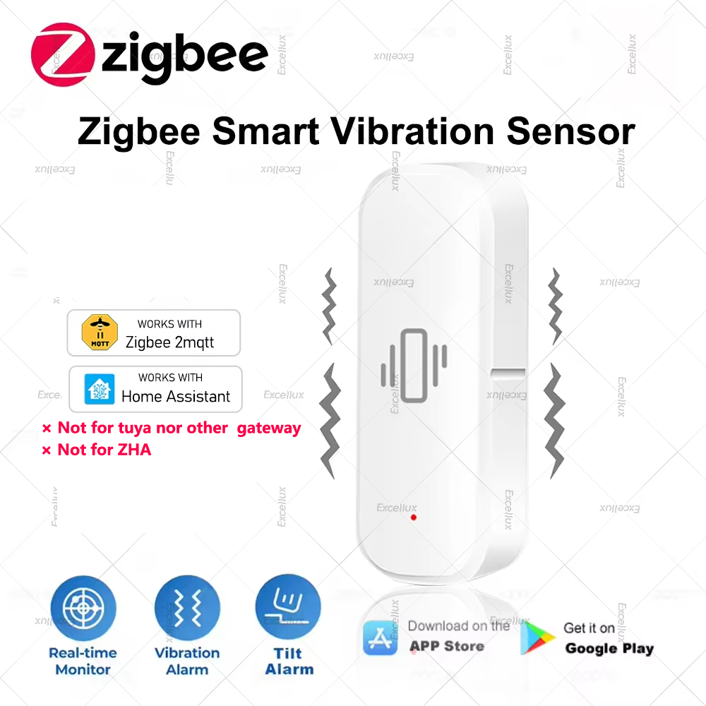 Home Security With Alarm - Zigbee 스마트 진동 센서 홈 보안