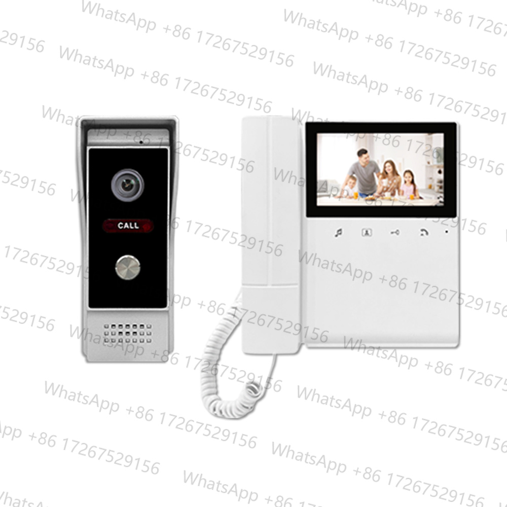 Peephole Camera Viewer - 4.3인치 TFT 모니터 4선식 비디오 도어폰