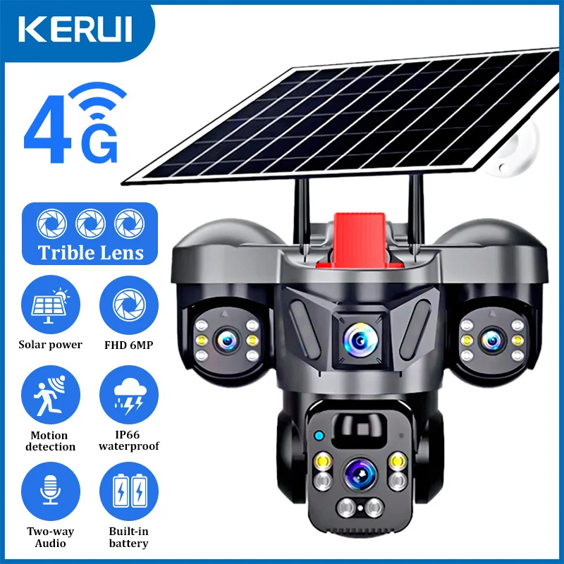 Home Security Tips - KERUI 야외 PTZ 6MP 4G SIM