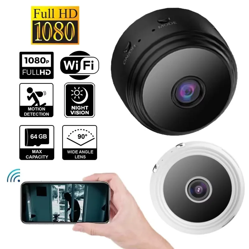 미니 와이파이 원격 무선 적외선 카메라, 720p HD - Home Security Tips 리뷰 및 가격