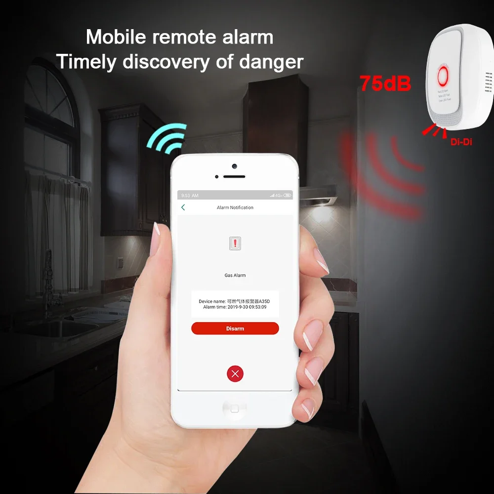 HEIMAN Zigbee Tuya 가연성 가스 센서 천 - Home Security With Alarm 리뷰 및 가격