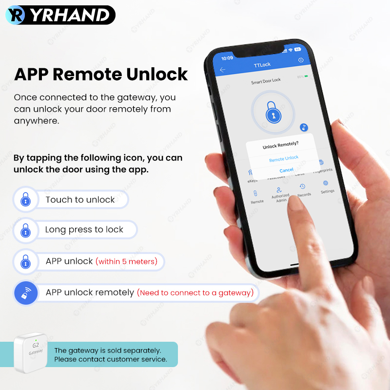 블루투스 TTLock 앱 지문 잠금 장치 Cerradu - Home Security Essential 리뷰 및 가격
