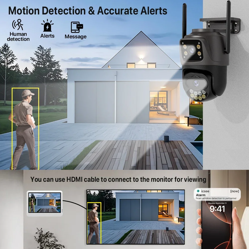 7인치 8채널 5MP 와이파이 NVR 보안 카메라 시스 - Home Security Camera System 리뷰 및 가격