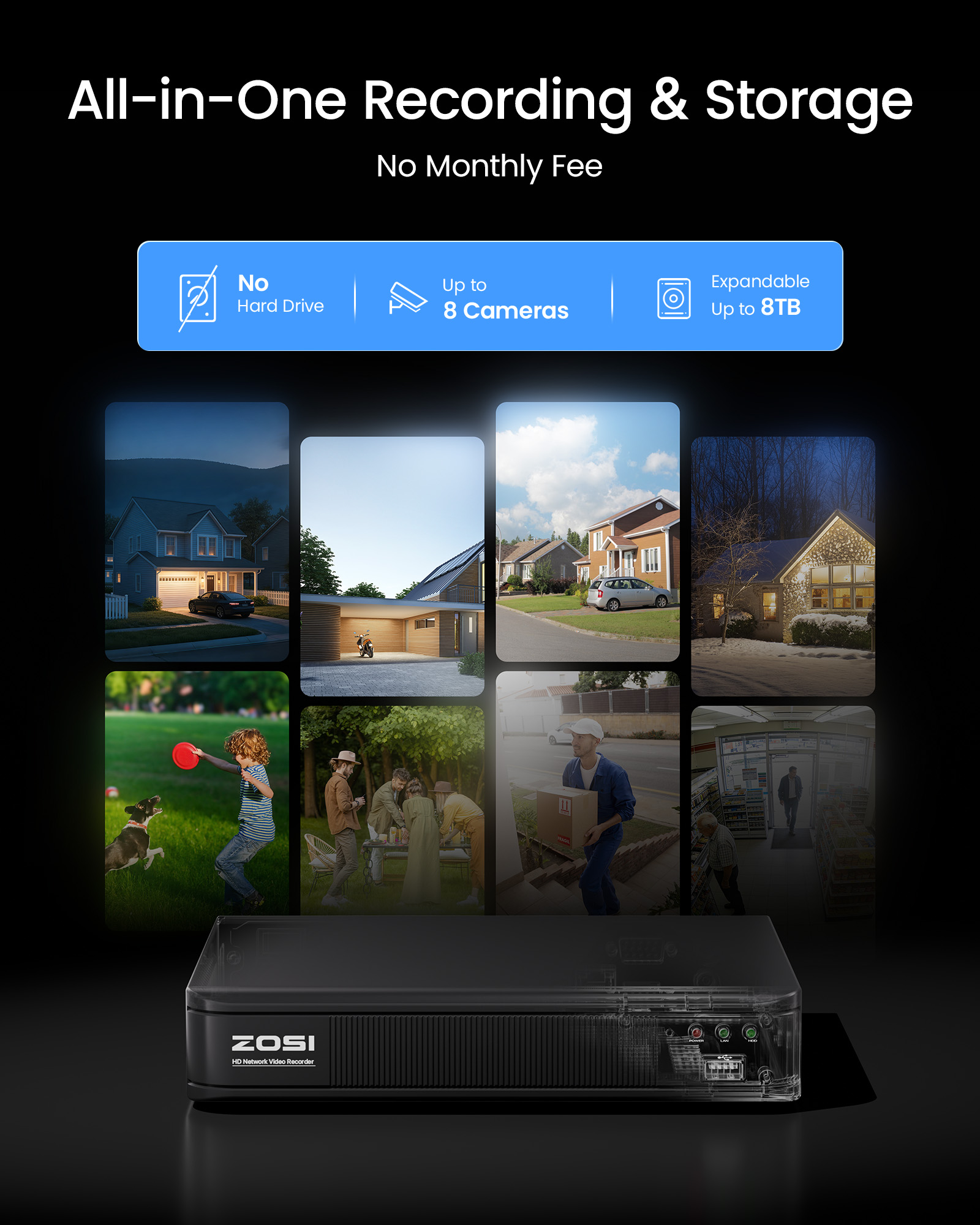 ZOSI 3K Lite 유선 CCTV 보안 카메라 시스 - Home Security Camera System 리뷰 및 가격