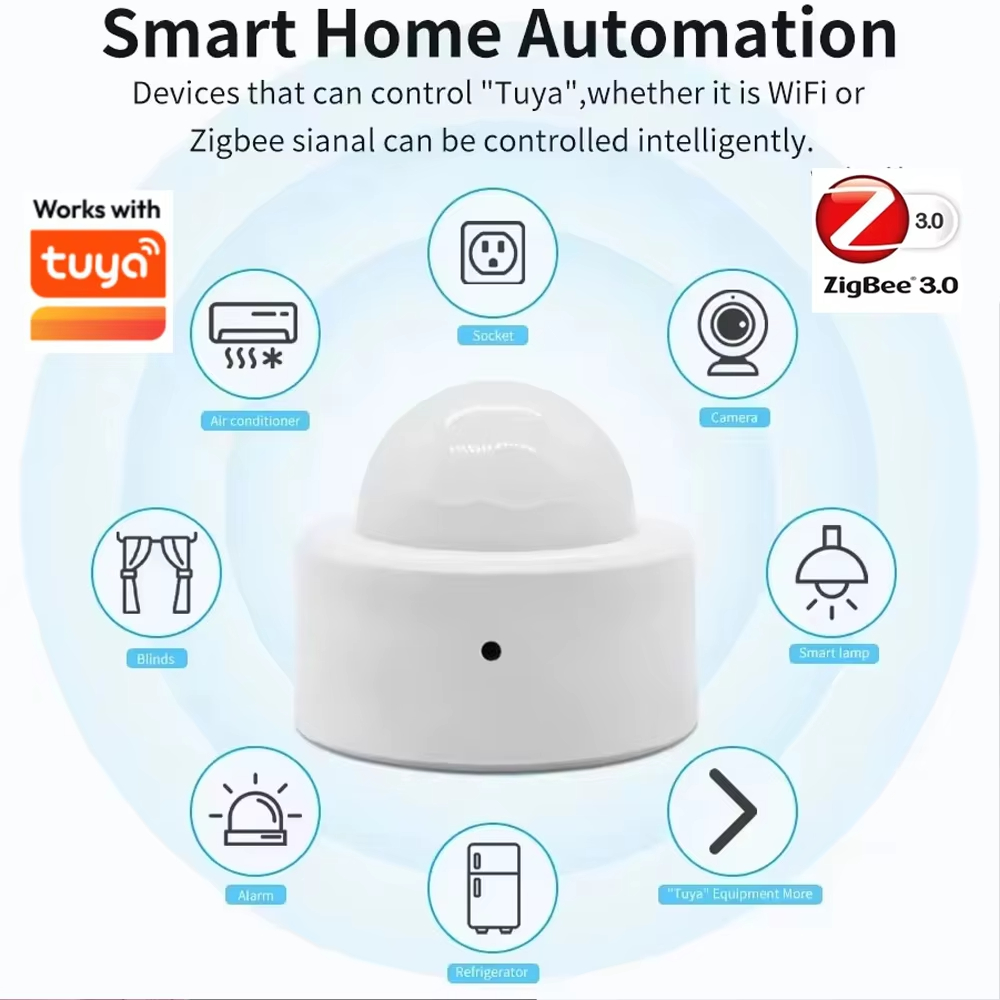 지그비 미니 PIR 동작 감지 센서, 인체 감지 적외선 - Home Security With Alarm 리뷰 및 가격