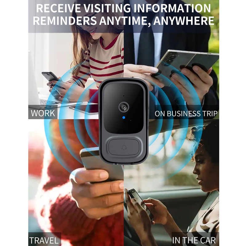스마트 무선 비디오 도어벨 카메라 알람 보안 원격 모니 - Home Security Doorbell Camera 리뷰 및 가격