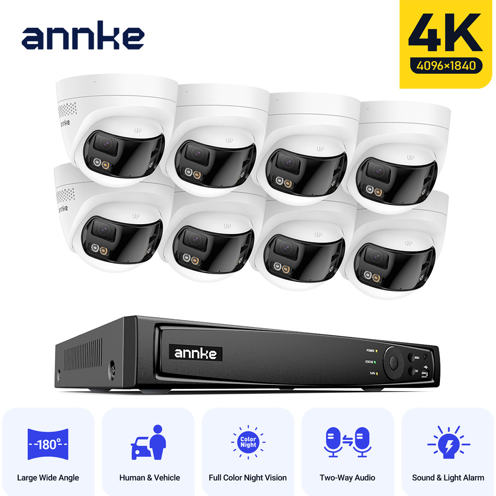 ANNKE 4K 야외 비디오 보안 카메라 시스템 180 - Home Security Camera System 리뷰 및 가격