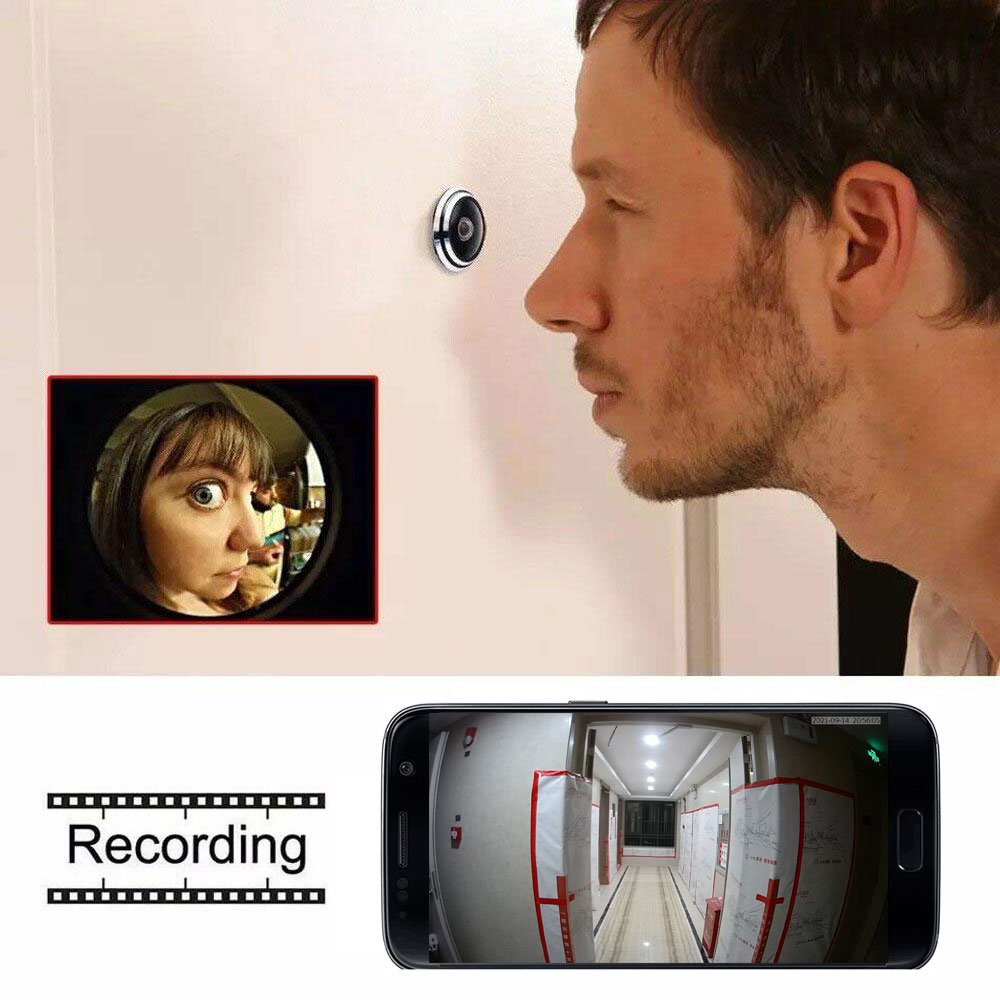 새로운 투야 5G 와이파이 도어 아이홀 HD 3MP 야 - Peephole Camera Viewer 리뷰 및 가격