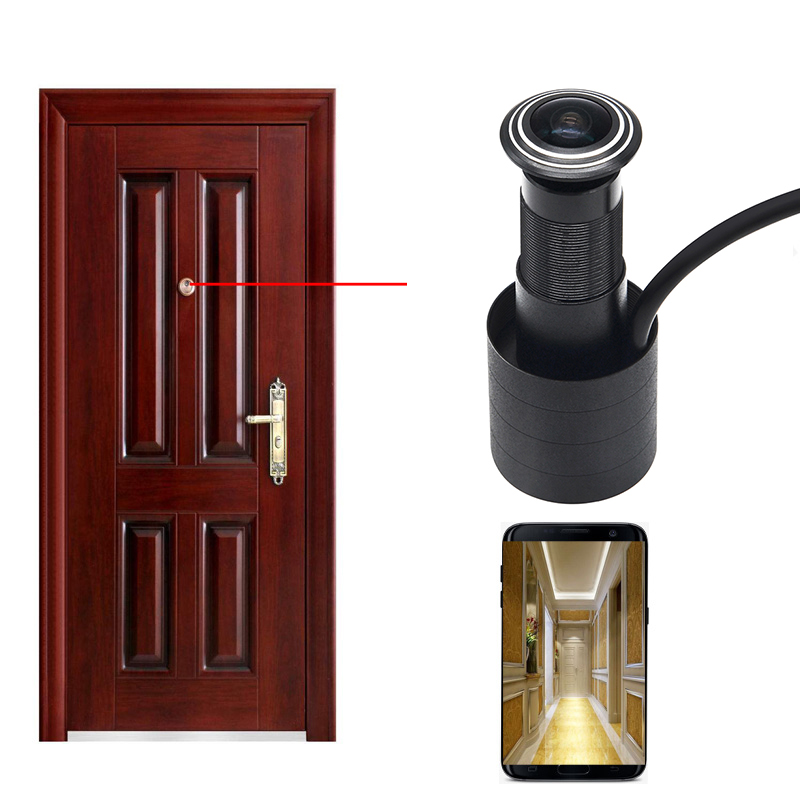 문짝 아이 IP Poe 카메라, 미니 엿보기 구멍 모션 - Peephole Camera Viewer 리뷰 및 가격
