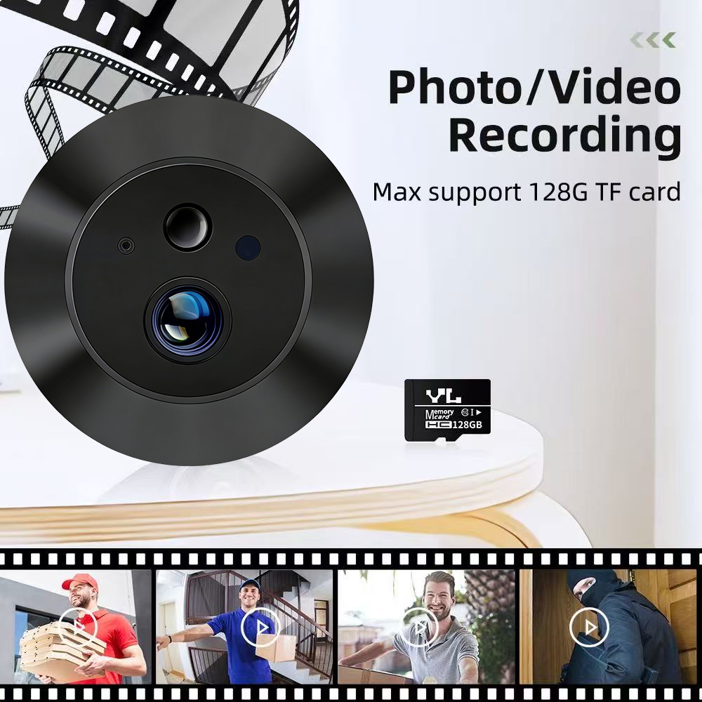 WiFi 2.4Ghz 5MP 투야 스마트 라이프 앱 디 - Peephole Camera Viewer 리뷰 및 가격