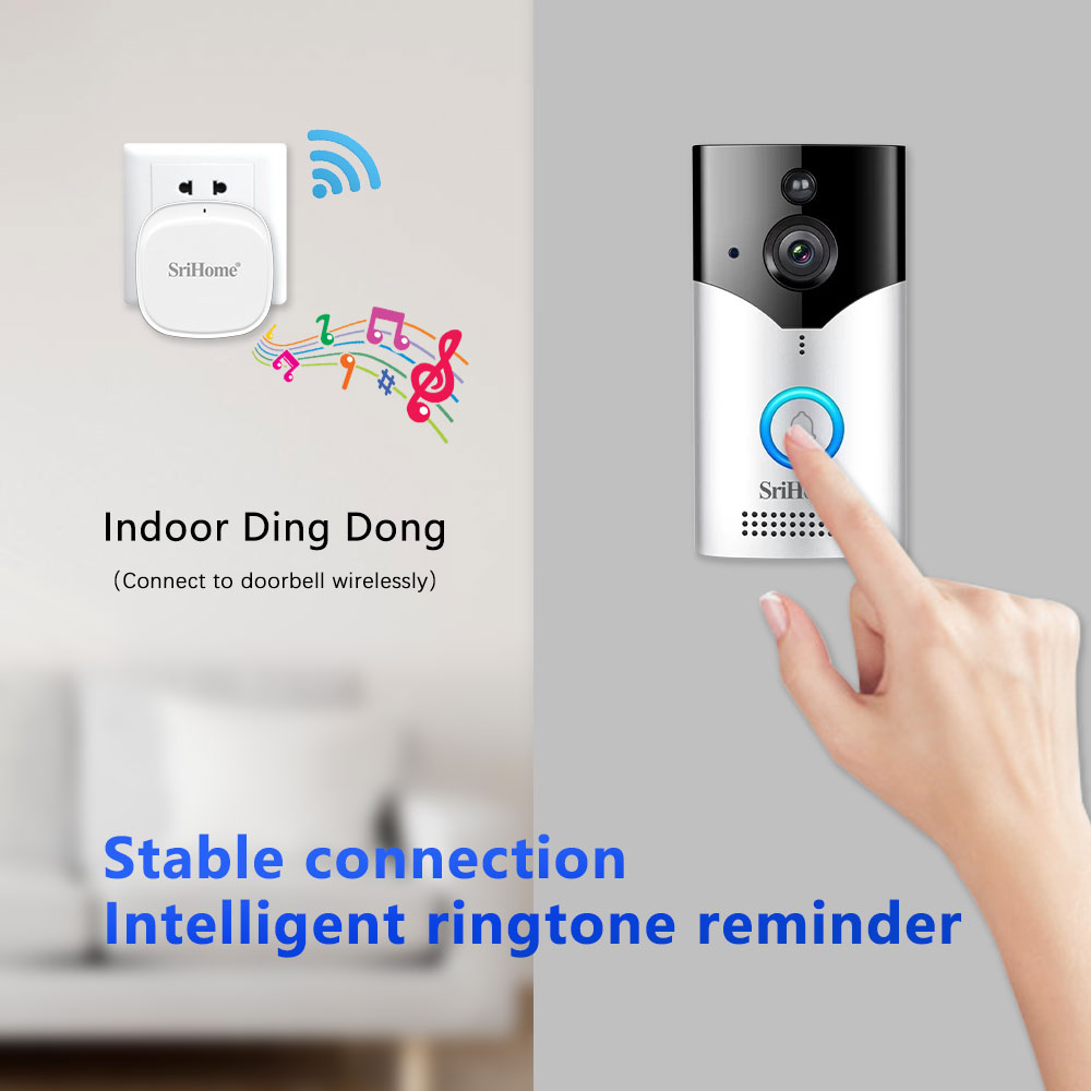 Srihome DH002 4MP 1440P 저전력 WI - Peephole Camera Viewer 리뷰 및 가격