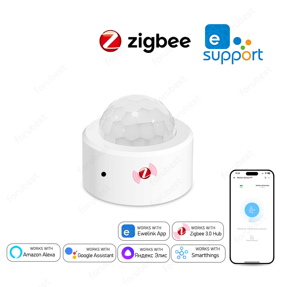 Zigbee 3.0 인간 모션 센서 PIR 적외선 감지 - Home Security With Alarm 리뷰 및 가격