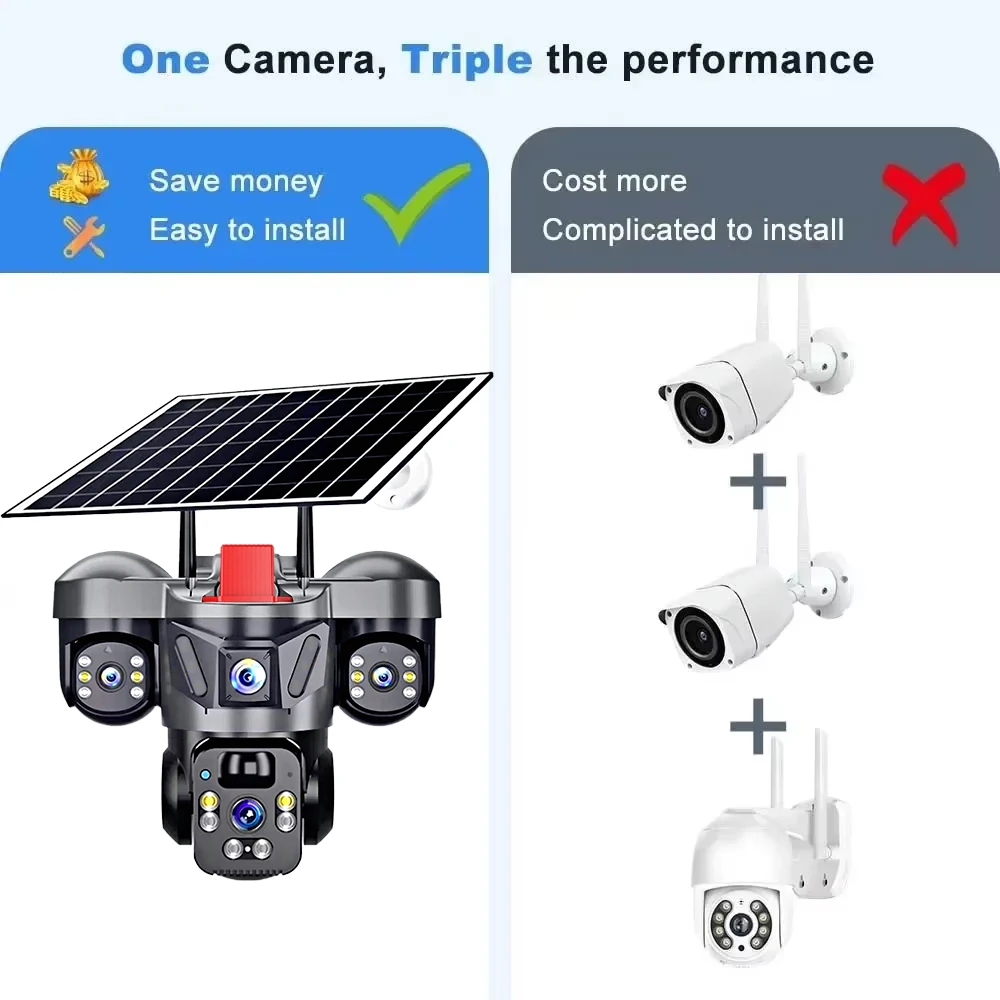 KERUI 야외 PTZ 6MP 4G SIM WIFI 태 - Home Security Tips 리뷰 및 가격