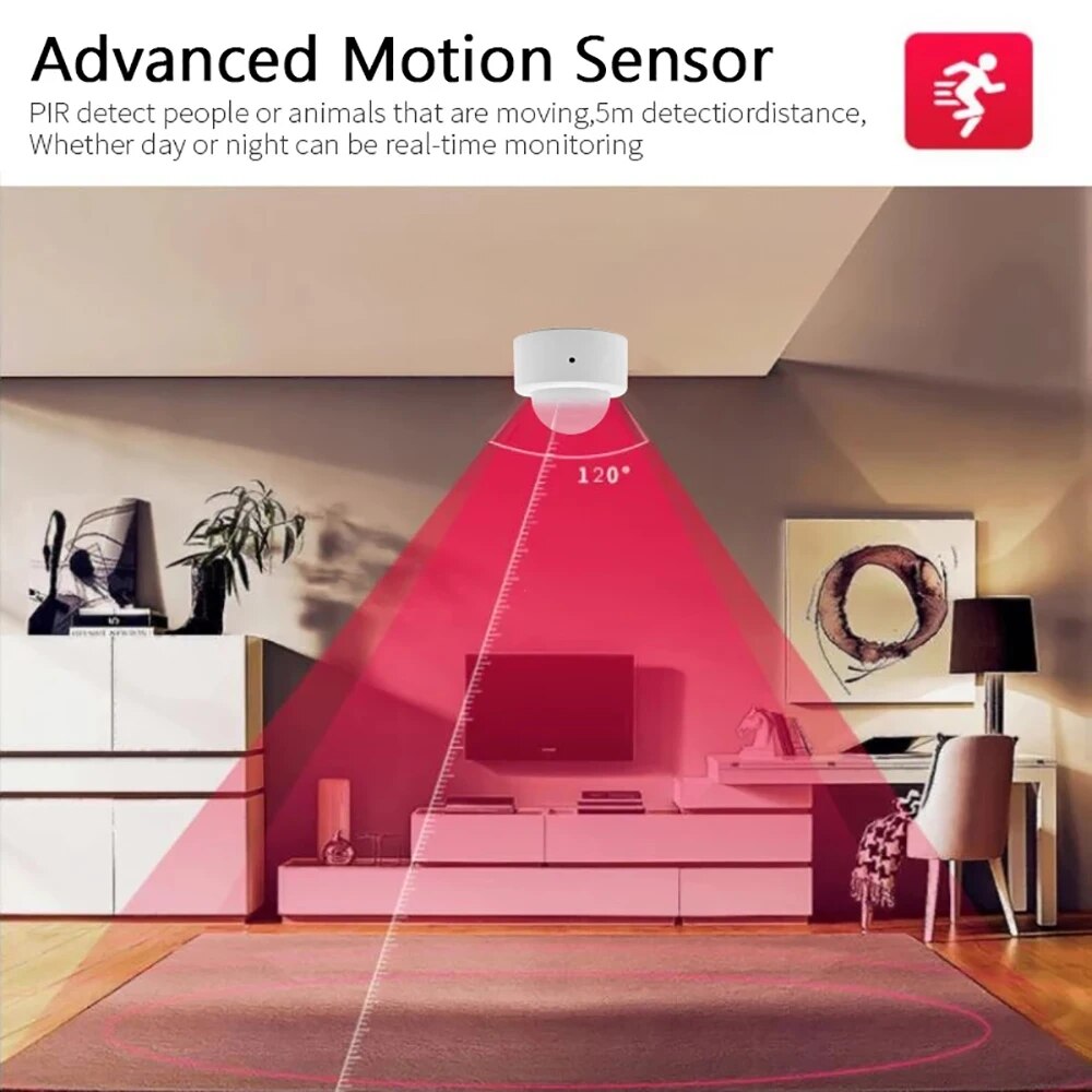 COOLO Zigbee 3.0 PIR 모션 센서 운동  - Home Security With Alarm 리뷰 및 가격