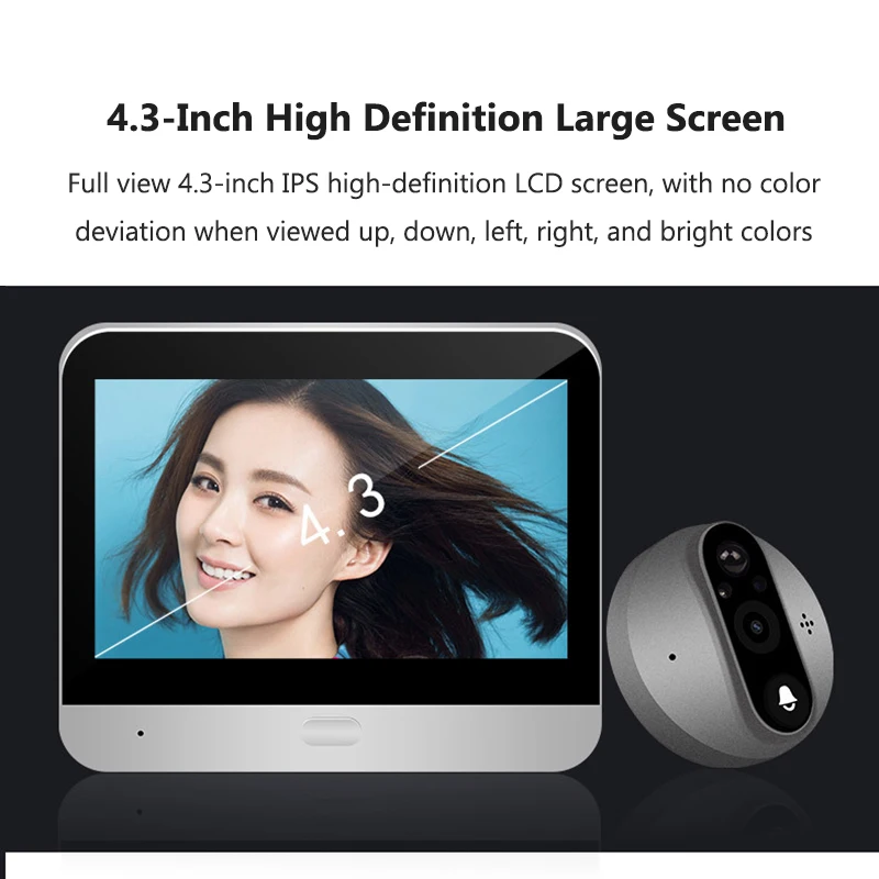 4.3인치 와이파이 투야 스마트 비디오 도어벨 1080 - Home Security Doorbell Camera 리뷰 및 가격